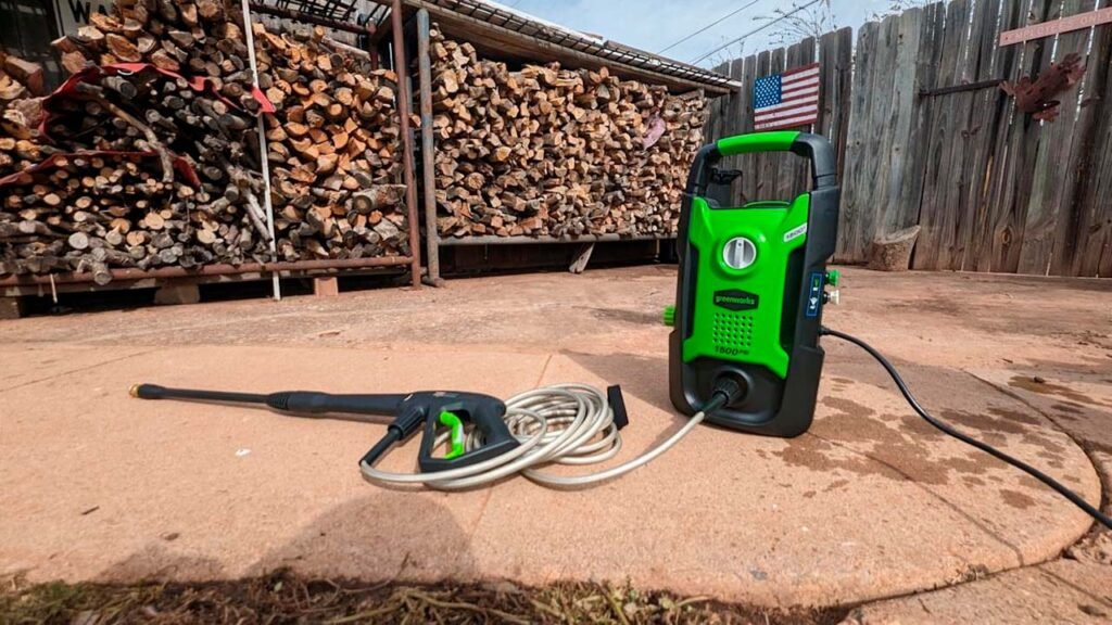 Hidrolavadora Greenworks 1500 PSI